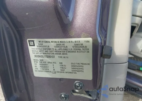 2007 Buick Rendezvous Cx из США, поврежденный, VIN 3G5DA03L17S583127